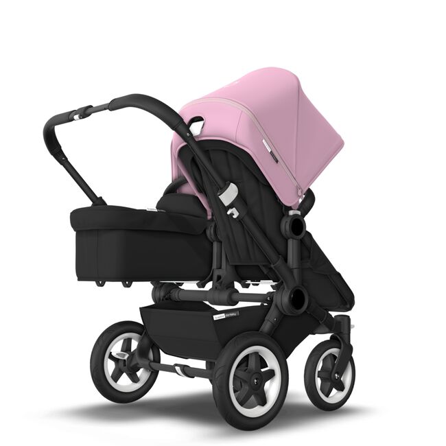 US - D2D stroller bundle black, black, soft pink - Main Image Slide 3 of 3