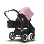 US - D2D stroller bundle black, black, soft pink - Thumbnail Slide 3 of 3
