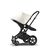 Bugaboo Cameleon 3 Plus seat and bassinet stroller fresh white sun canopy, black fabrics, black base - Thumbnail Slide 6 of 9