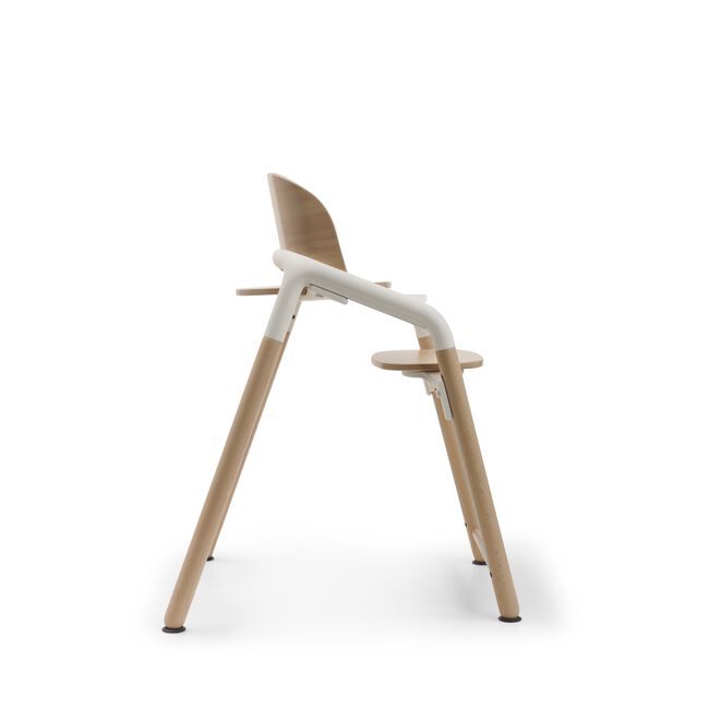 Side view of the Bugaboo Giraffe chair in neutral wood/white. - Main Image Slide 6 of 8
