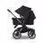 Bugaboo Donkey 5 Duo double stroller graphite base, midnight black fabrics, midnight black sun canopy - Thumbnail Slide 2 of 11