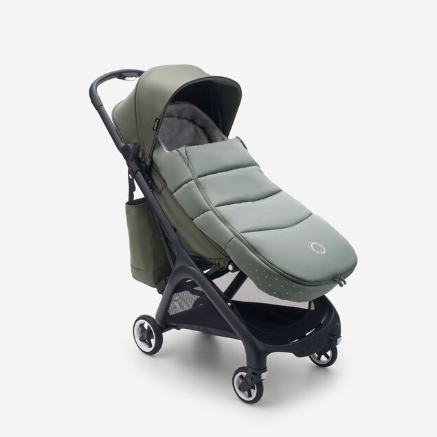 Bugaboo Butterfly travel stroller black base, dark cherry red fabrics, dark cherry red sun canopy - Main Image Slide 13 of 13
