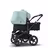 Bugaboo Donkey 3 Duo seat and bassinet stroller vapor blue sun canopy, black fabrics, black base - Thumbnail Slide 2 of 5