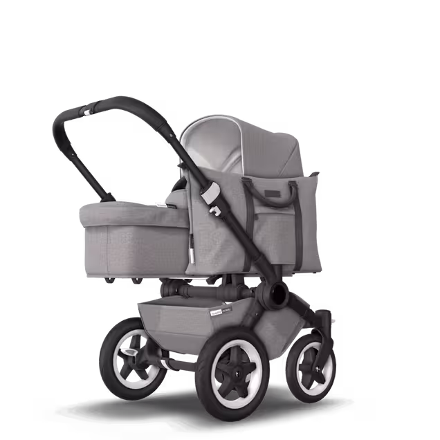 Refurbished Bugaboo Donkey2 Mono complete BLACK/MINERAL LIGHT GREY - Main Image Slide 4 of 14