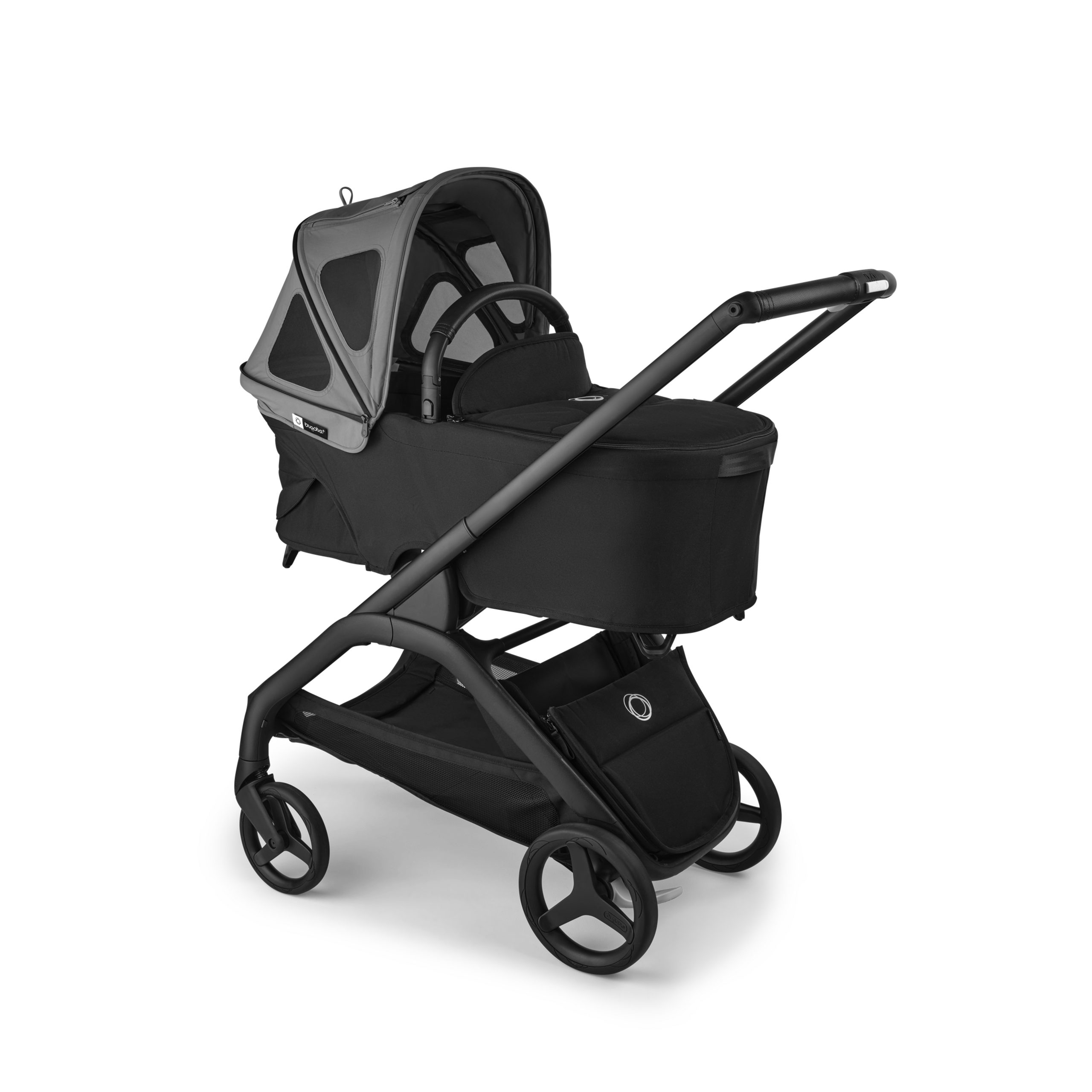 Bugaboo Dragonfly breezy sun canopy MOON GREY - Thumbnail Slide 2 of 5