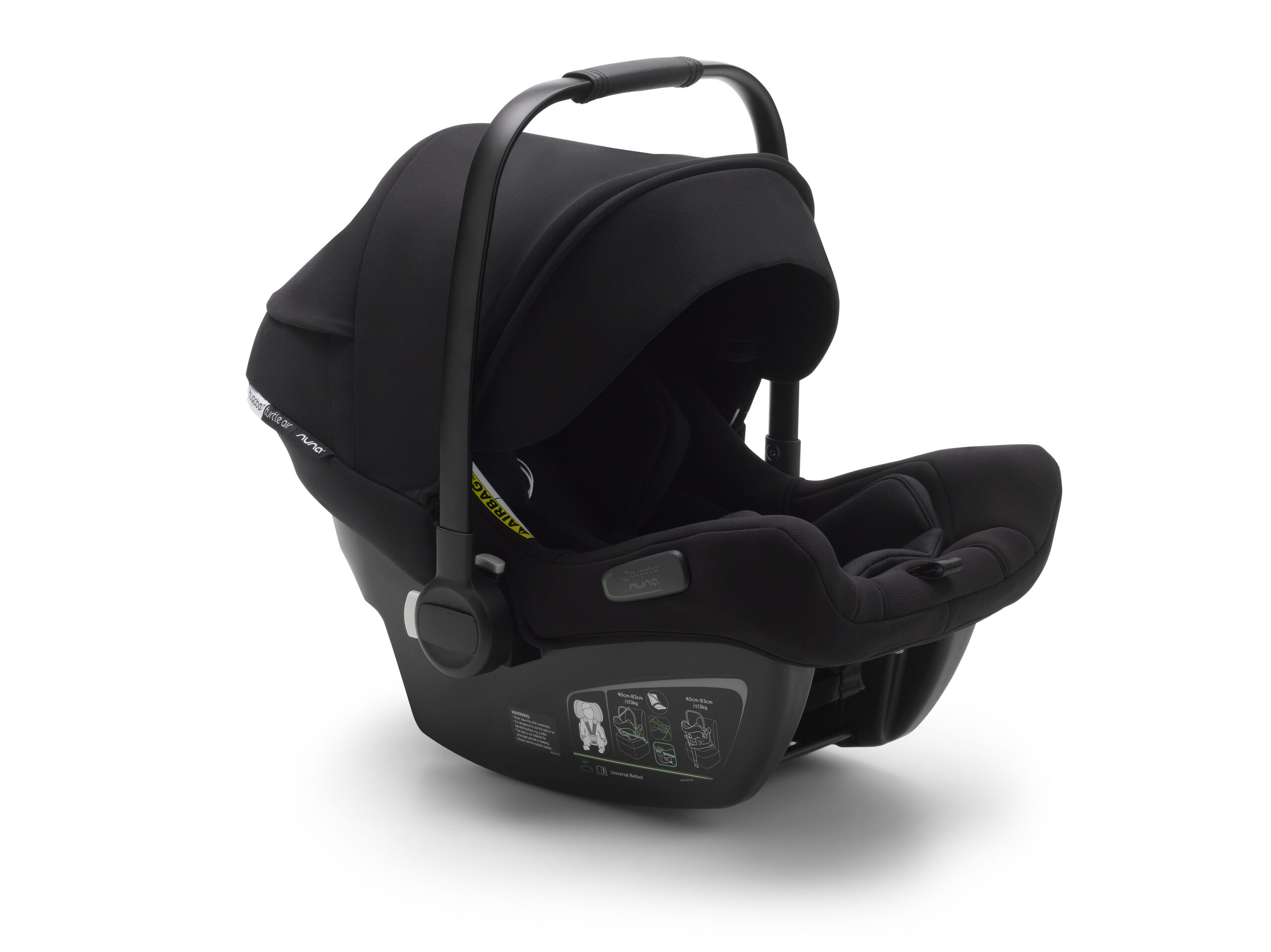 Bugaboo Turtle air by Nuna car seat BLACK - Thumbnail Slide 13 of 13