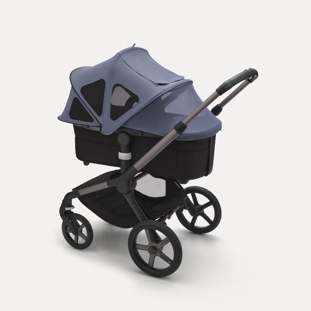 Bugaboo Fox/Cameleon3/Lynx breezy sun canopy v2 SEASIDE BLUE - Main Image Slide 4 of 8