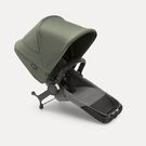 Bugaboo Donkey 5 Duo extension set complete GREY MÉLANGE-FOREST GREEN