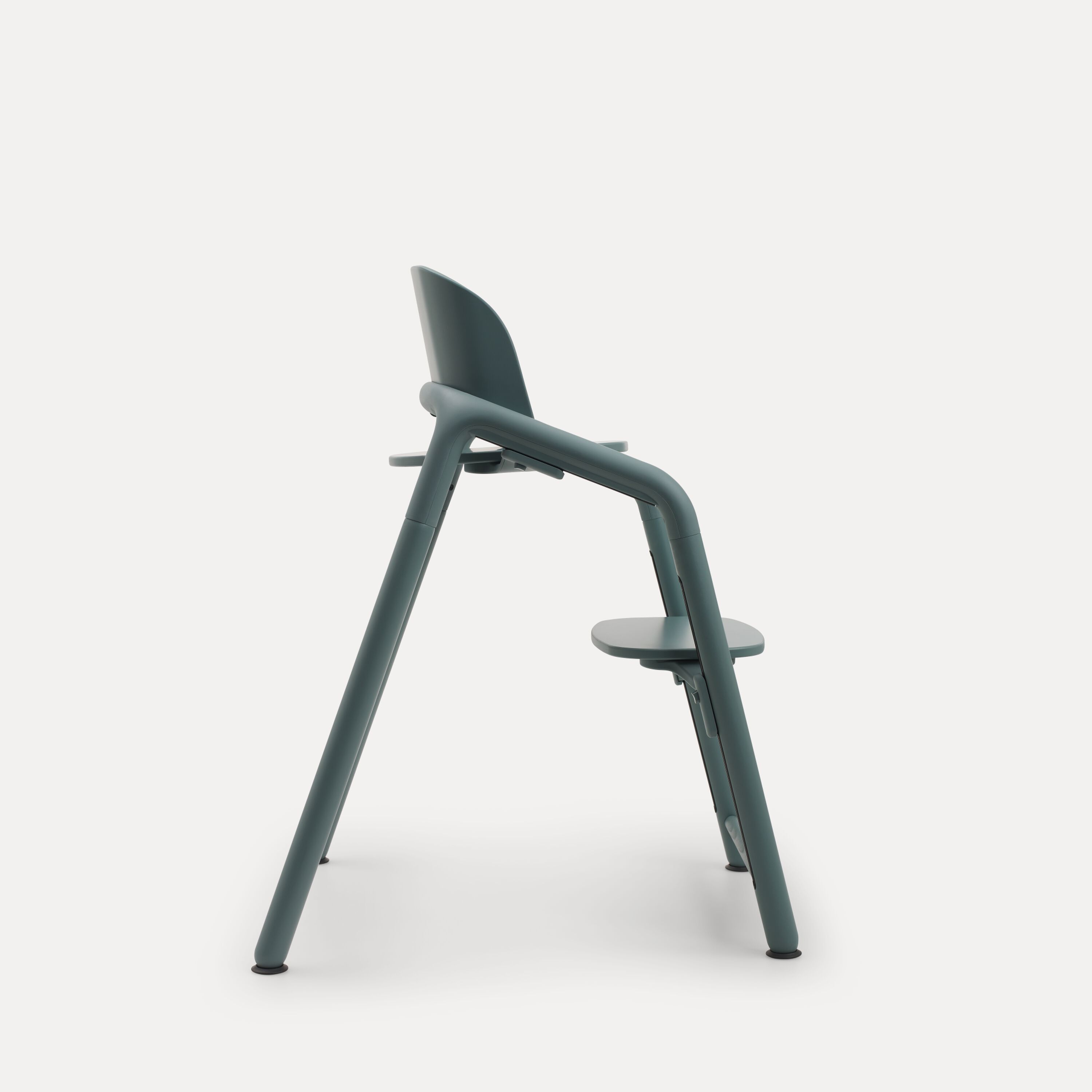 Side view of the Bugaboo Giraffe chair in blue. - Main Modal Image Slide 6 of 6