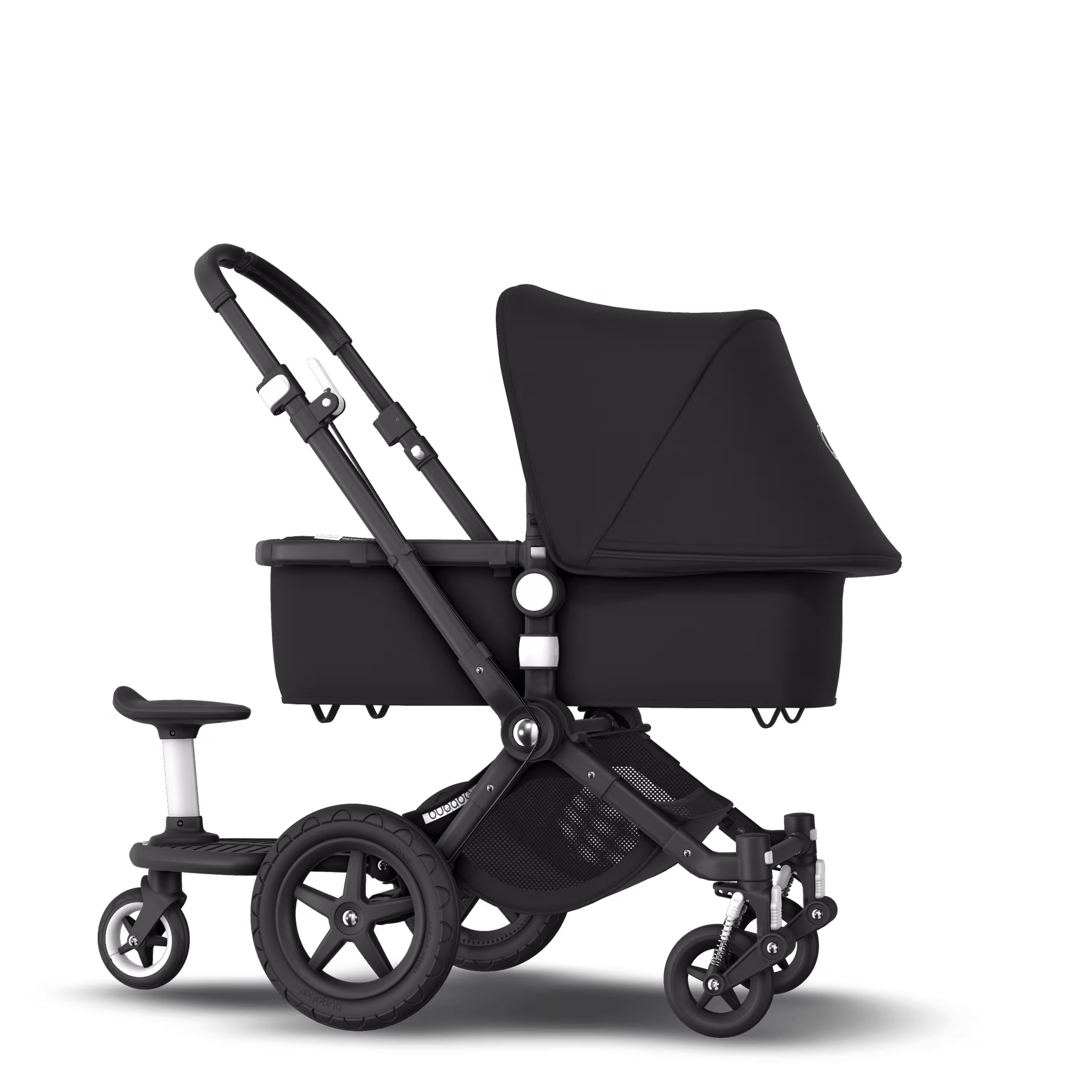 Bugaboo Cameleon 3 Plus sit and stand pushchair black sun canopy, black fabrics, black base - Main Modal Image Slide 4 of 6