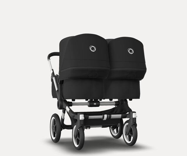 US - Bugaboo D3T stroller bundle aluminum black black - Main Image Slide 2 of 4