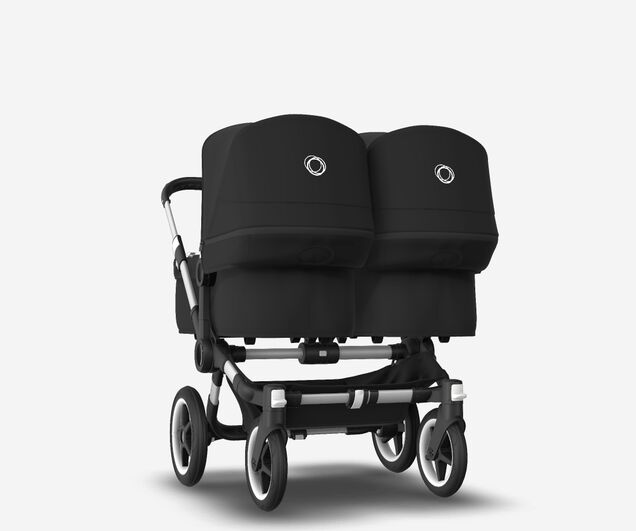 US - Bugaboo D3T stroller bundle aluminum black black - Main Image Slide 2 of 4