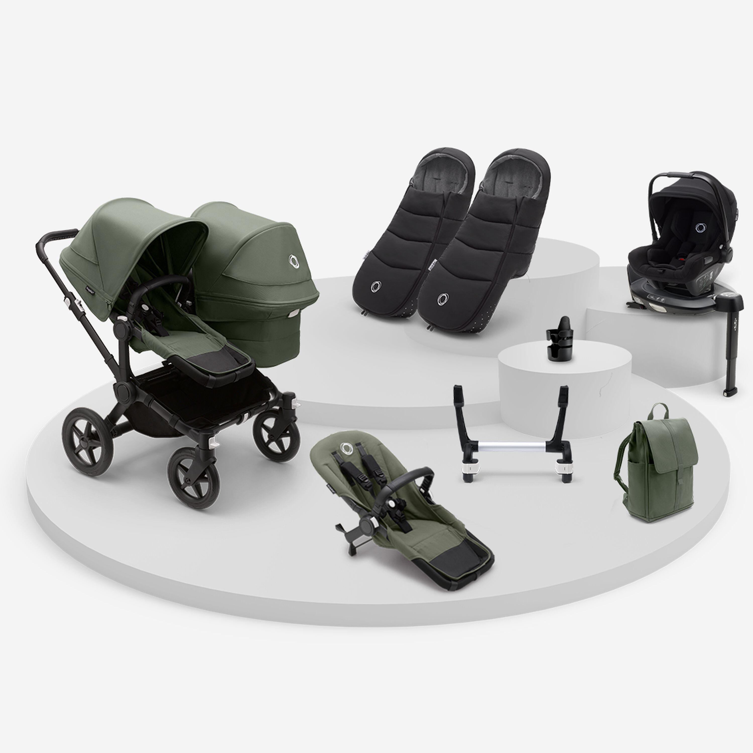 Bugaboo Donkey 5 Duo Ultimate Newborn Bundle - Main Modal Image Slide 1 of 8
