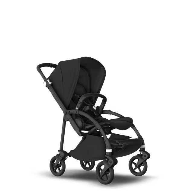 Bugaboo Bee 6 seat pushchair black sun canopy, black fabrics, black base - Main Image Slide 1 of 2
