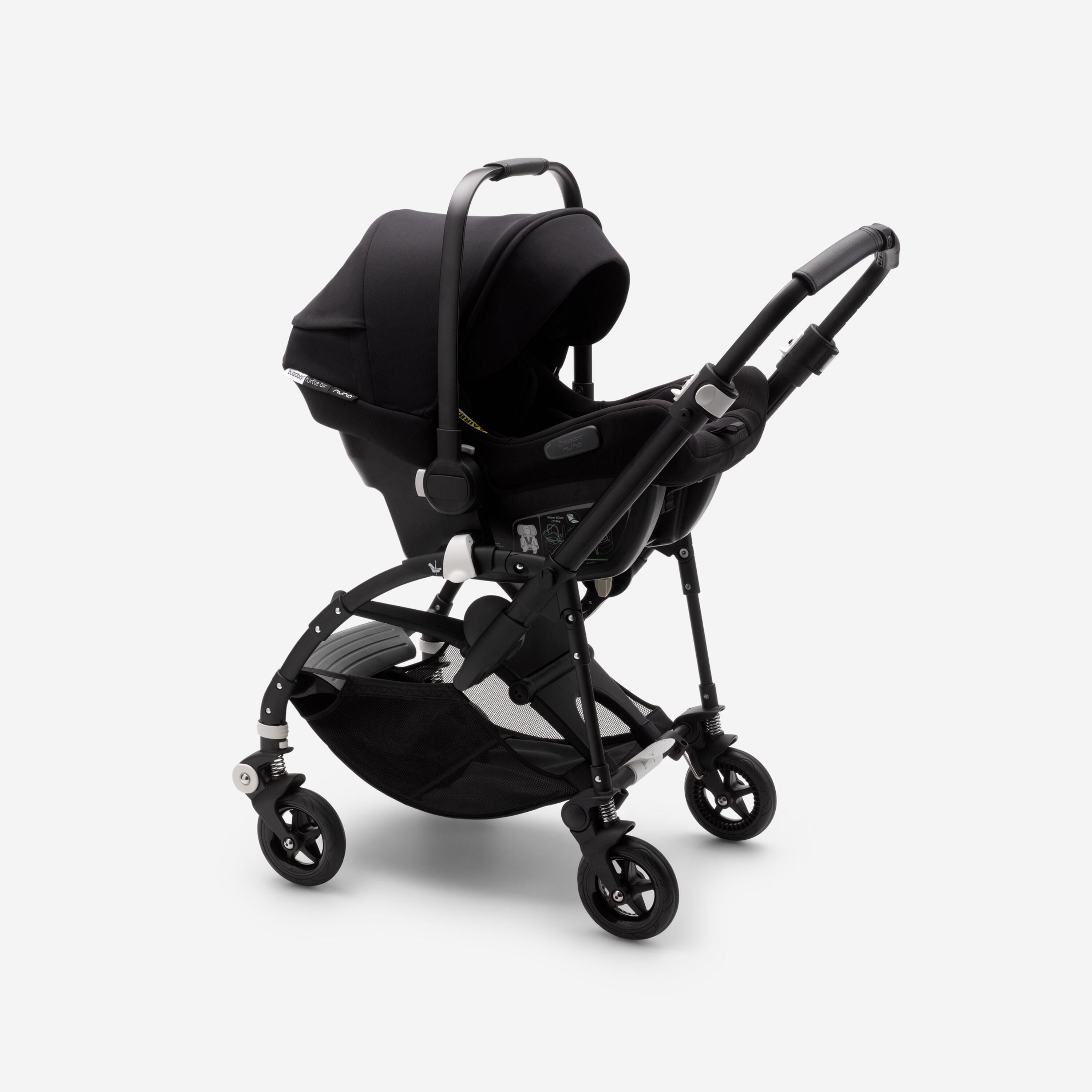 Bugaboo Bee 5 travel system black sun canopy, black fabrics, black base - Main Modal Image Slide 2 of 16