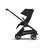 Bugaboo Dragonfly Plus seat stroller black base, desert taupe fabrics, misty white sun canopy - Thumbnail Slide 2 of 10
