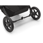 Bugaboo Donkey 5 Duo bassinet and seat stroller black base, mineral washed black fabrics, mineral washed black sun canopy - Thumbnail Slide 10 of 12