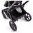 Bugaboo Kangaroo seat-only stroller black base, desert taupe fabrics, desert taupe sun canopy - Thumbnail Slide 5 of 11