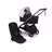 Bugaboo Dragonfly Plus 2-in-1 stroller graphite base, heritage black fabrics, misty white sun canopy - Thumbnail Slide 1 of 11