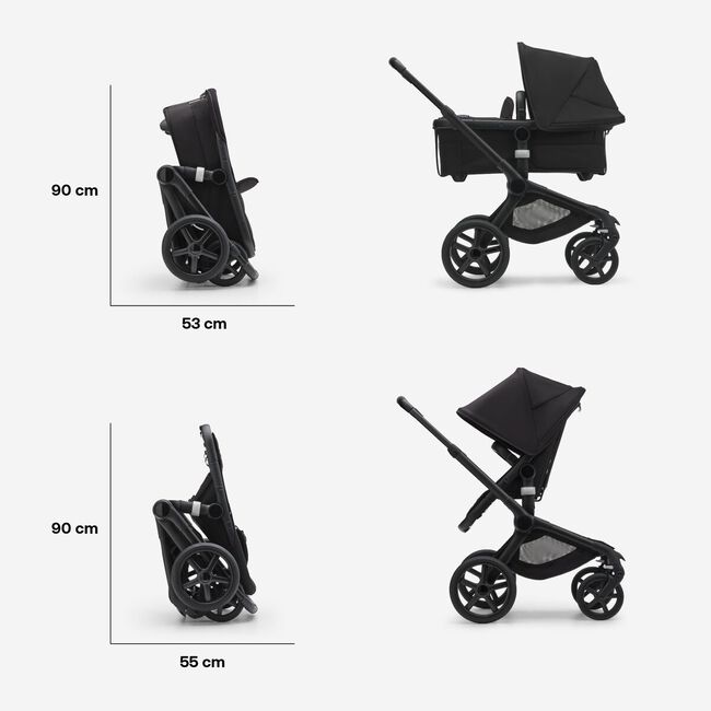 Bugaboo Fox 5 complete US BLACK/FOREST GREEN-FOREST GREEN - Main Image Slide 3 of 5