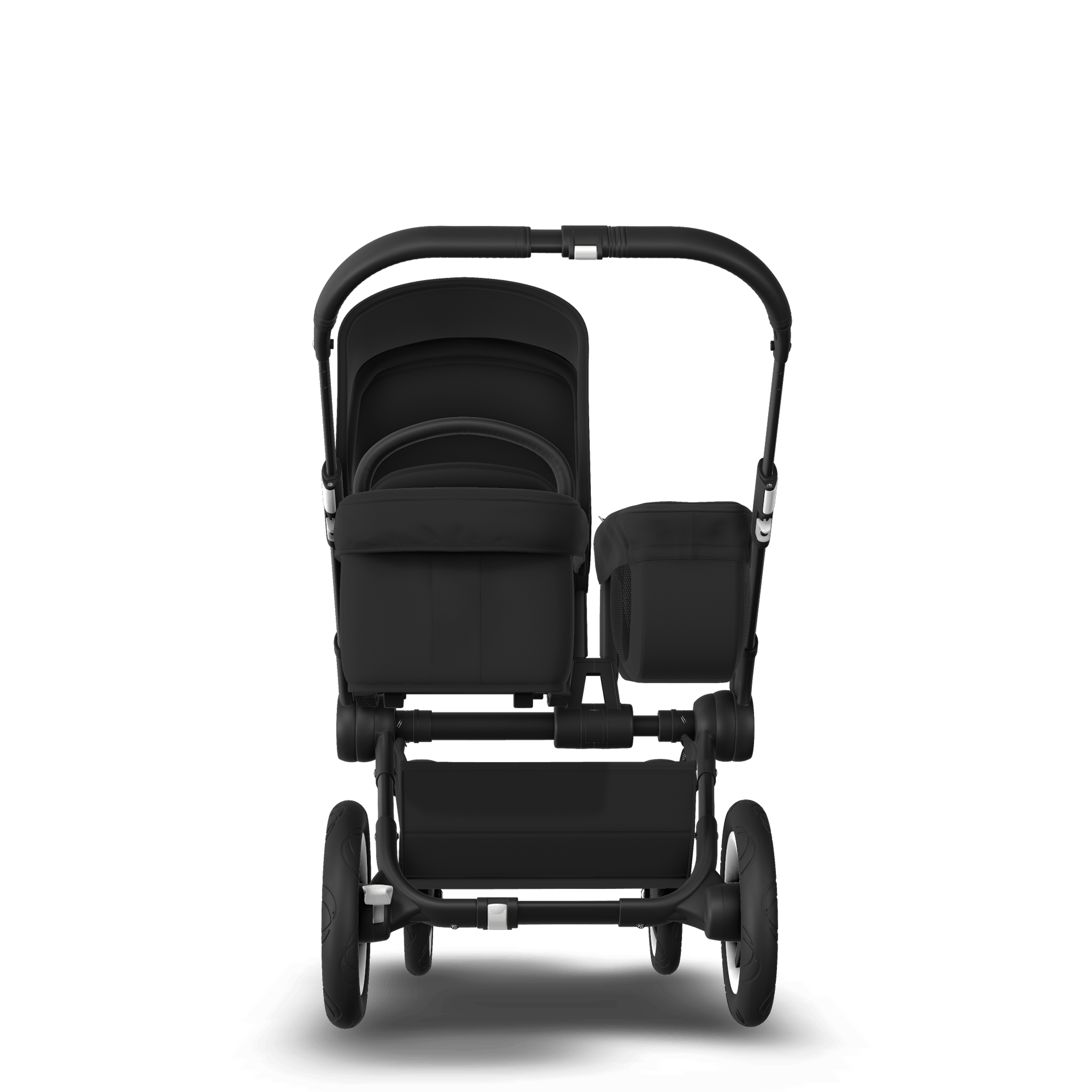 Refurbished Bugaboo Donkey2 Mono complete BLACK/BLACK-BLACK - Thumbnail Slide 3 van 6