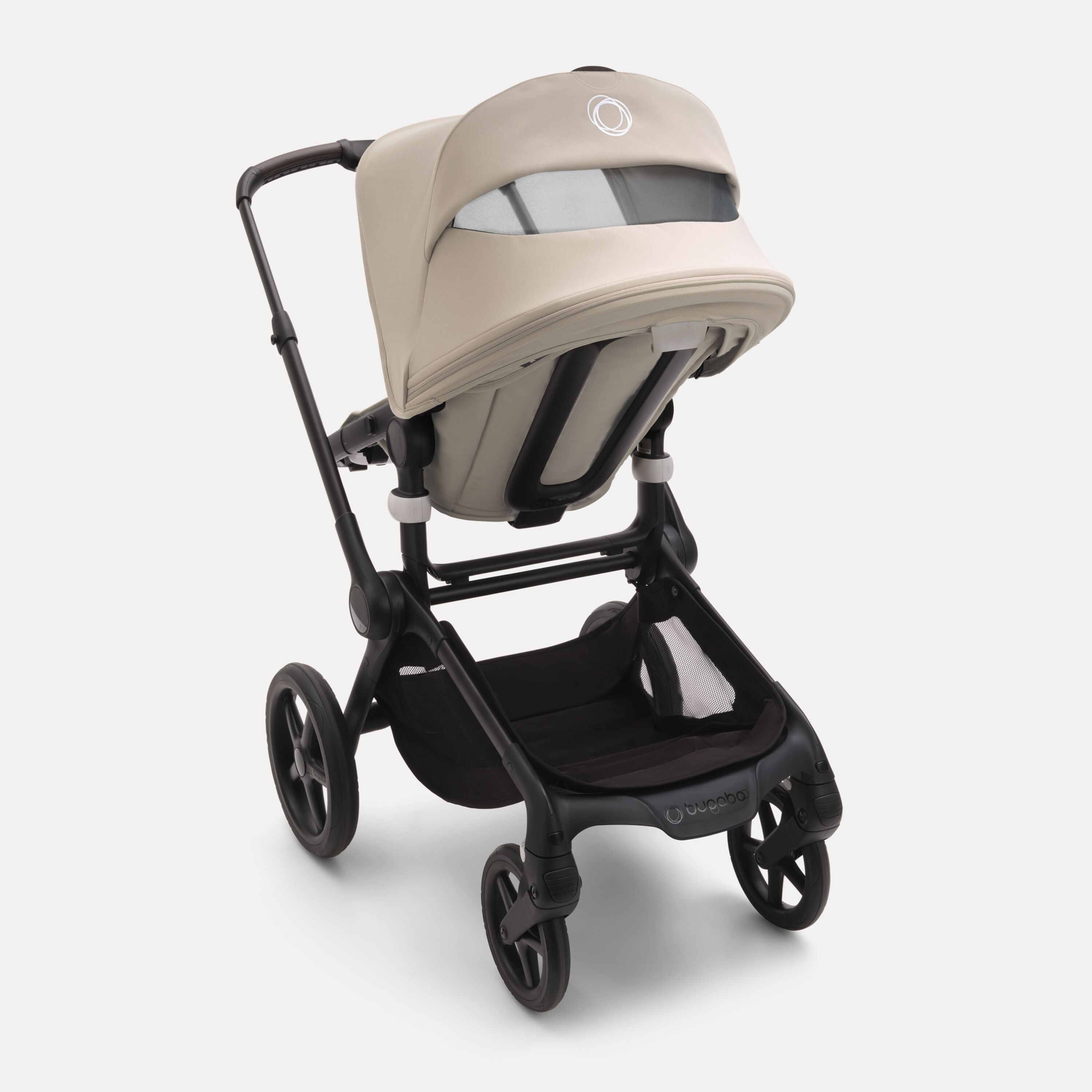 Bugaboo Fox 5 2-in-1 pram black base, desert taupe fabrics, desert taupe sun canopy - Main Modal Image Slide 6 of 13