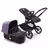 Refurbished Bugaboo Fox 5 complete US BLACK/MIDNIGHT BLACK-ASTRO PURPLE - Thumbnail Slide 2 of 2