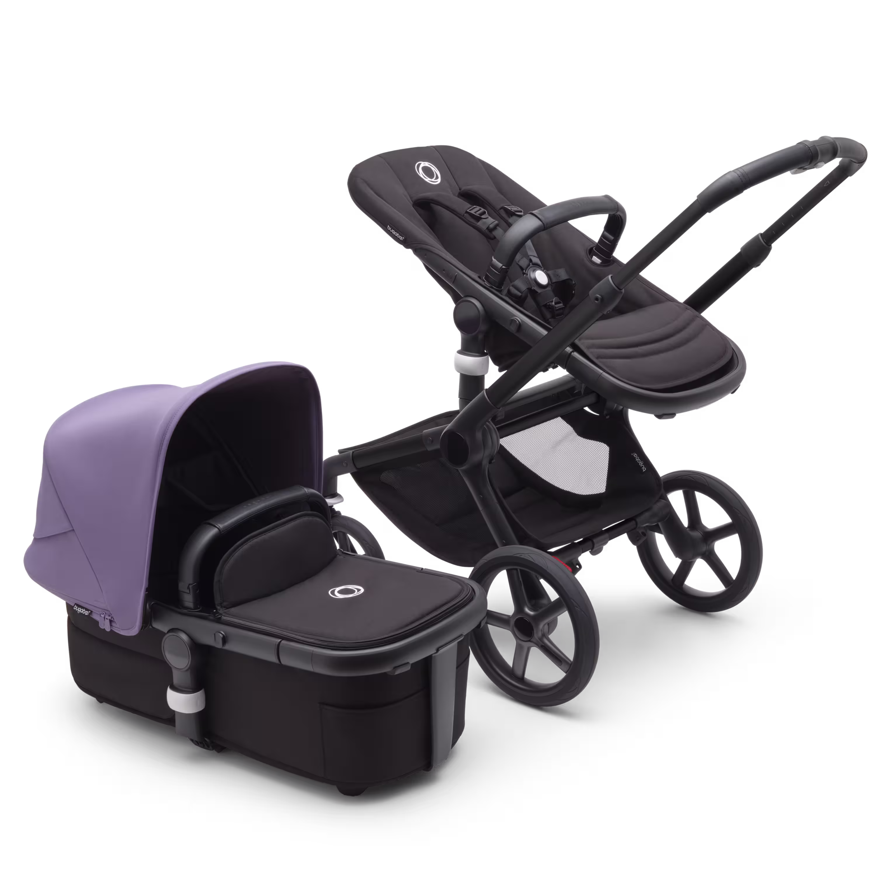 Refurbished Bugaboo Fox 5 complete US BLACK/MIDNIGHT BLACK-ASTRO PURPLE - Main Modal Image Slide 2 of 2