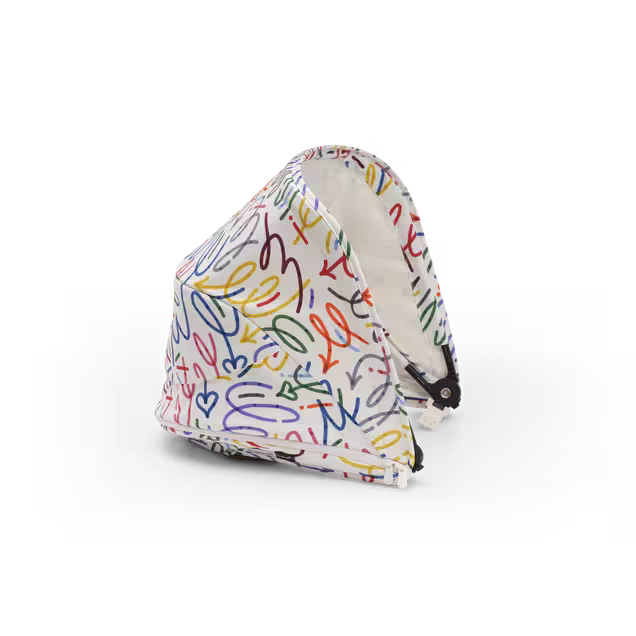 Bugaboo bee 6 sun canopy ASIA Art of Discovery WHITE - Main Image Slide 1 of 5