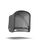 Bugaboo Donkey2 sun canopy GREY MELANGE - Thumbnail Slide 5 of 6
