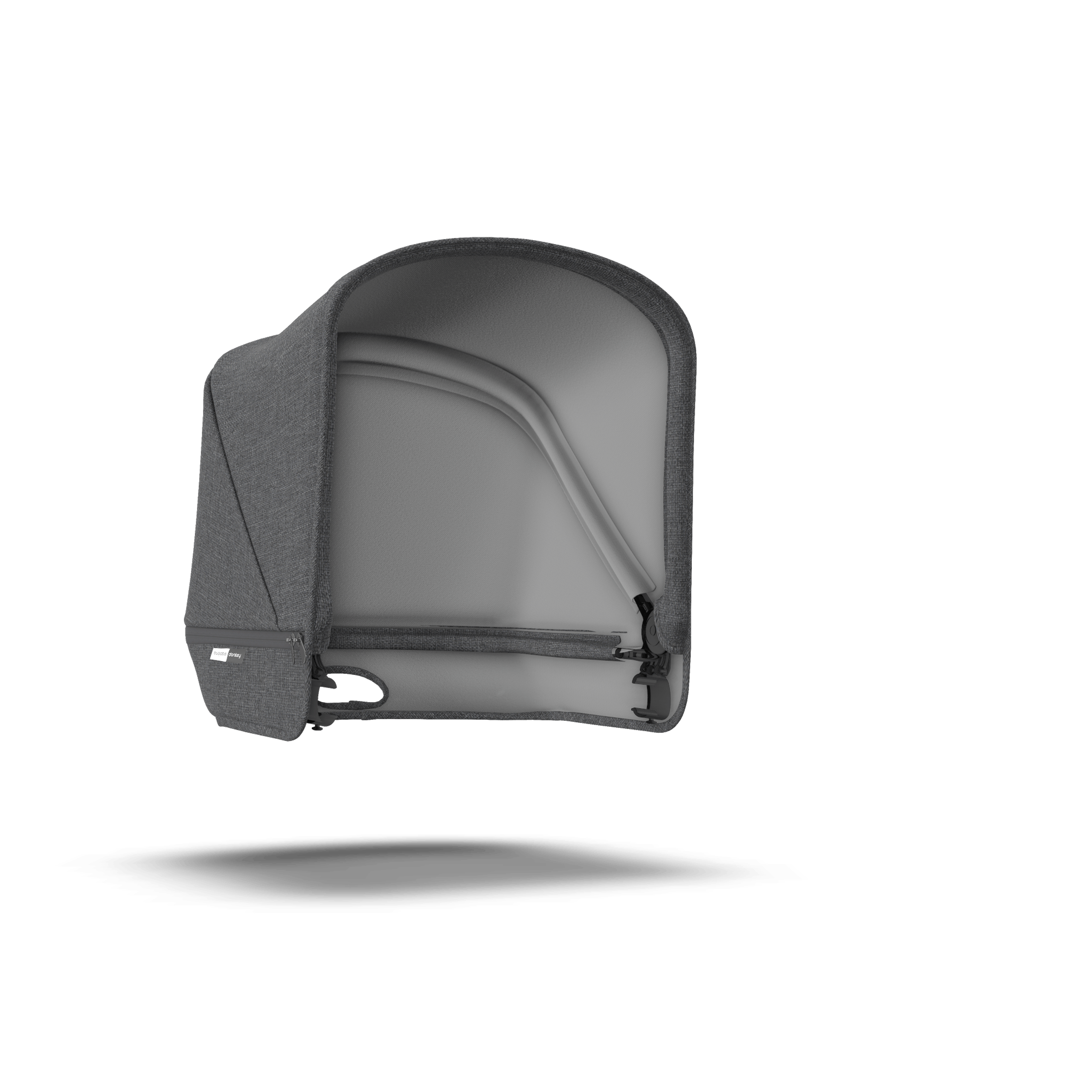 Bugaboo Donkey2 sun canopy GREY MELANGE - Thumbnail Slide 5 of 6