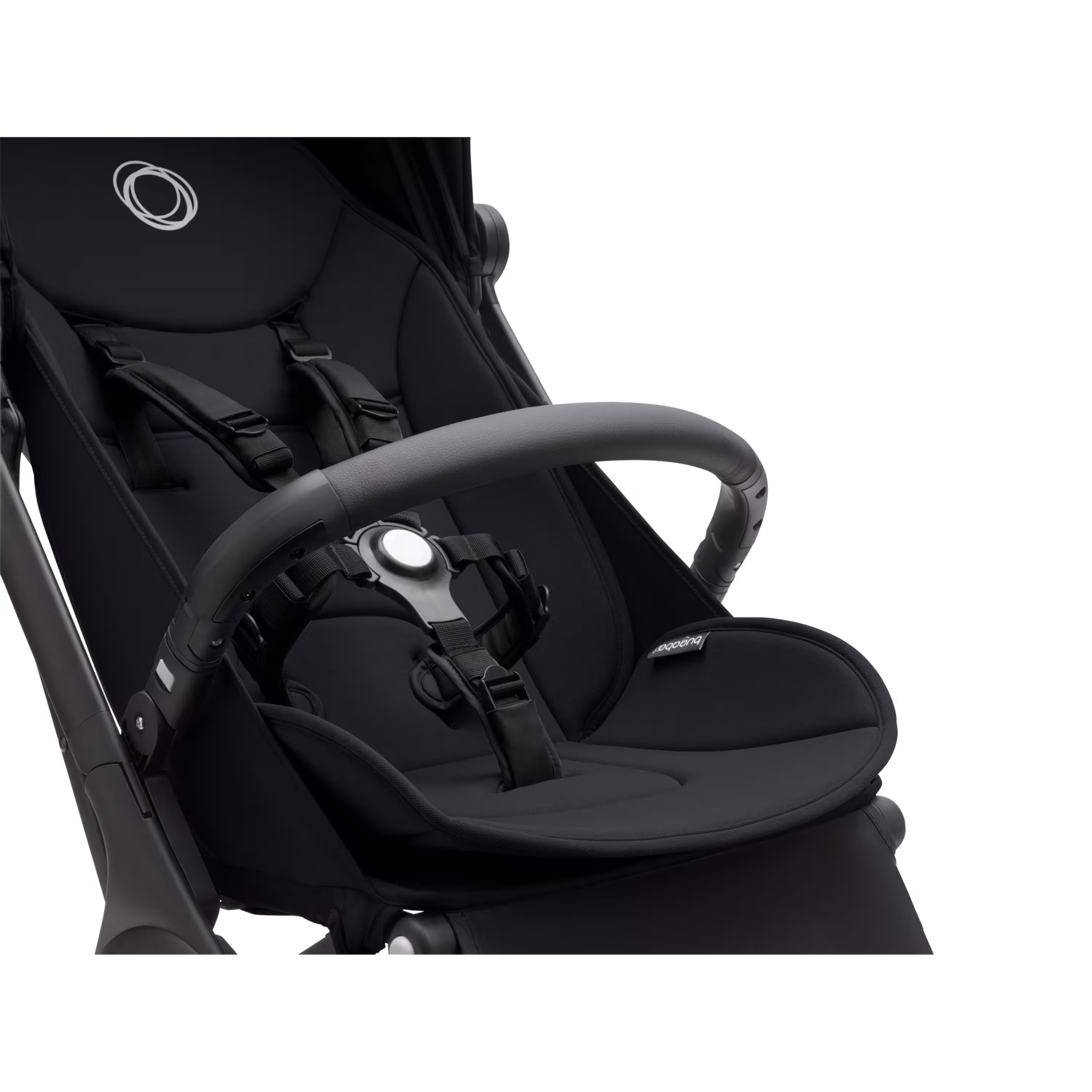 Bugaboo Butterfly travel stroller black base, desert taupe fabrics, desert taupe sun canopy - Main Modal Image Slide 10 of 13