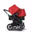 Bugaboo Donkey 3 Duo seat and bassinet stroller red sun canopy, black fabrics, black base - Thumbnail Slide 4 of 5