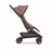 Bugaboo x Konges SlØjd limited edition Butterfly 2 travel stroller black base, dusty pink fabrics, dusty pink sun canopy - Thumbnail Slide 2 of 8