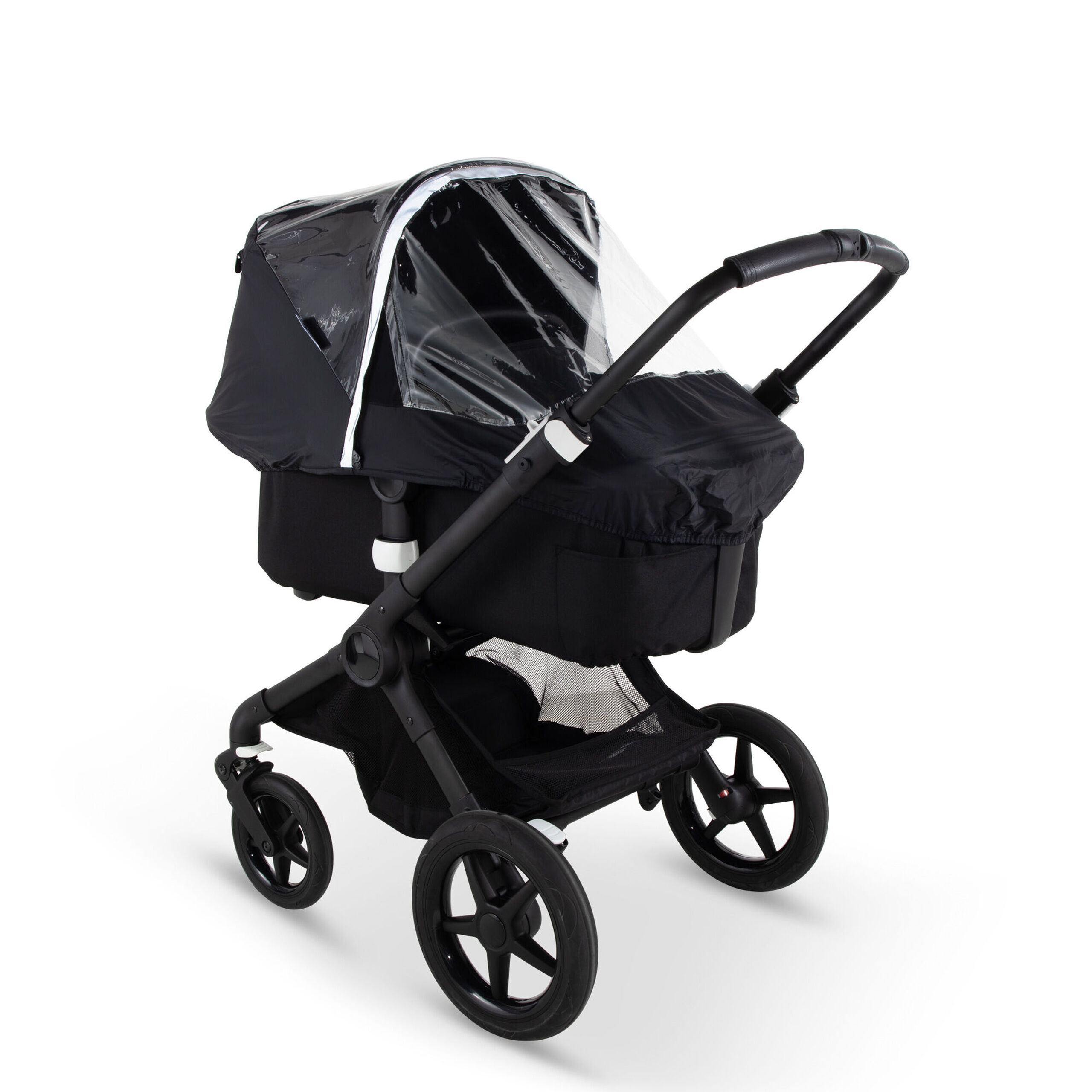 Refurbished Bugaboo Fox/Cameleon high performance raincover BLACK - Thumbnail Slide 5 of 10