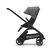 Vista laterale del passeggino Bugaboo Dragonfly con seduta e telaio black, tessuti midnight black e cappottina grey melange. - Thumbnail Slide 2 of 16