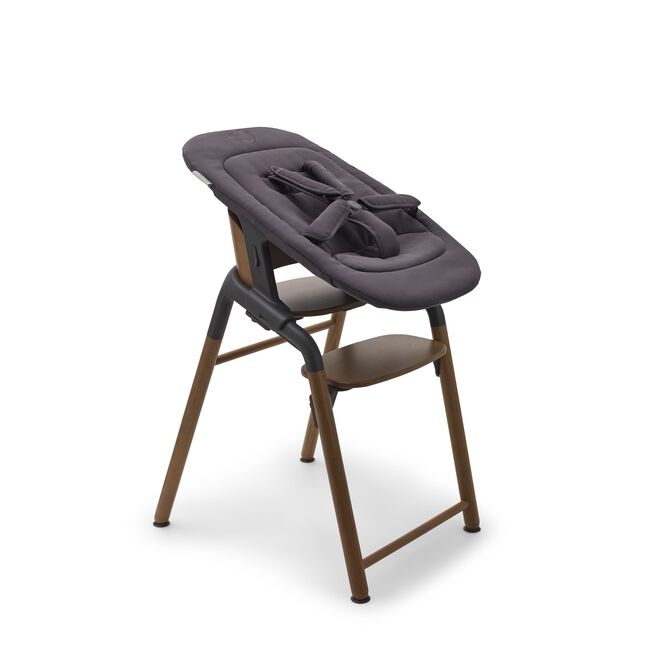 Bugaboo Giraffe chair in warm wood/grey and newborn set in dark grey. - Main Image Slide 3 of 5