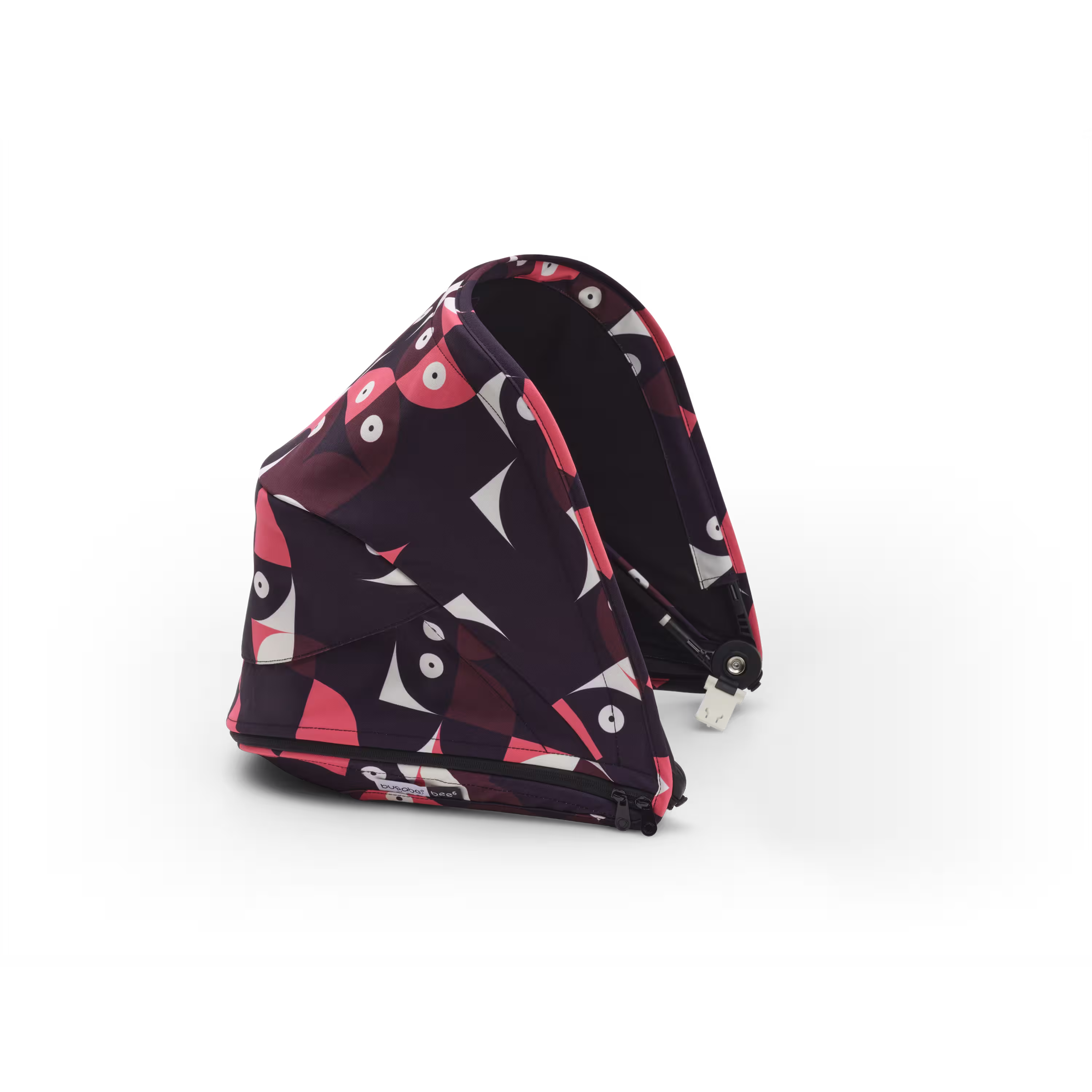 Bugaboo Bee 6 sun canopy Animal Explorer PINK/ RED  - Main Modal Image Slide 1 of 3