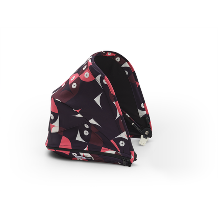 Bugaboo Bee 6 sun canopy Animal Explorer PINK/ RED  - view 1