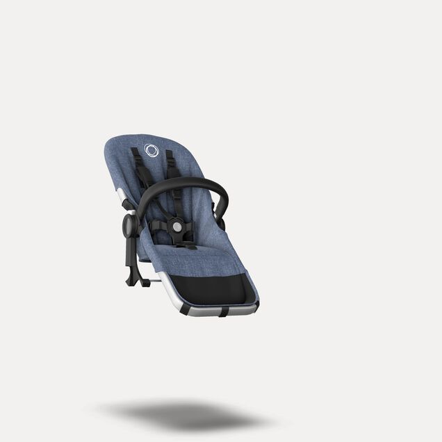 Bugaboo Donkey2 Seat Fabric AU BLUE MELANGE - Main Image Slide 1 of 6