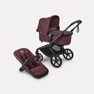Bugaboo Fox 5 Renew complete UK BLACK/DARK CHERRY-DARK CHERRY
