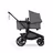 Bugaboo Kangaroo 2-in-1 stroller black base, moon grey fabrics, moon grey sun canopy - Thumbnail Slide 2 of 18