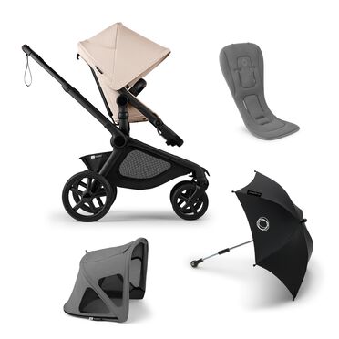 Bugaboo Kangaroo Single-to-double Stroller Warm Weather Bundle