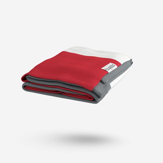 Bugaboo Light Cotton Blanket - NEON RED MULTI - Main Image Slide 3 of 10