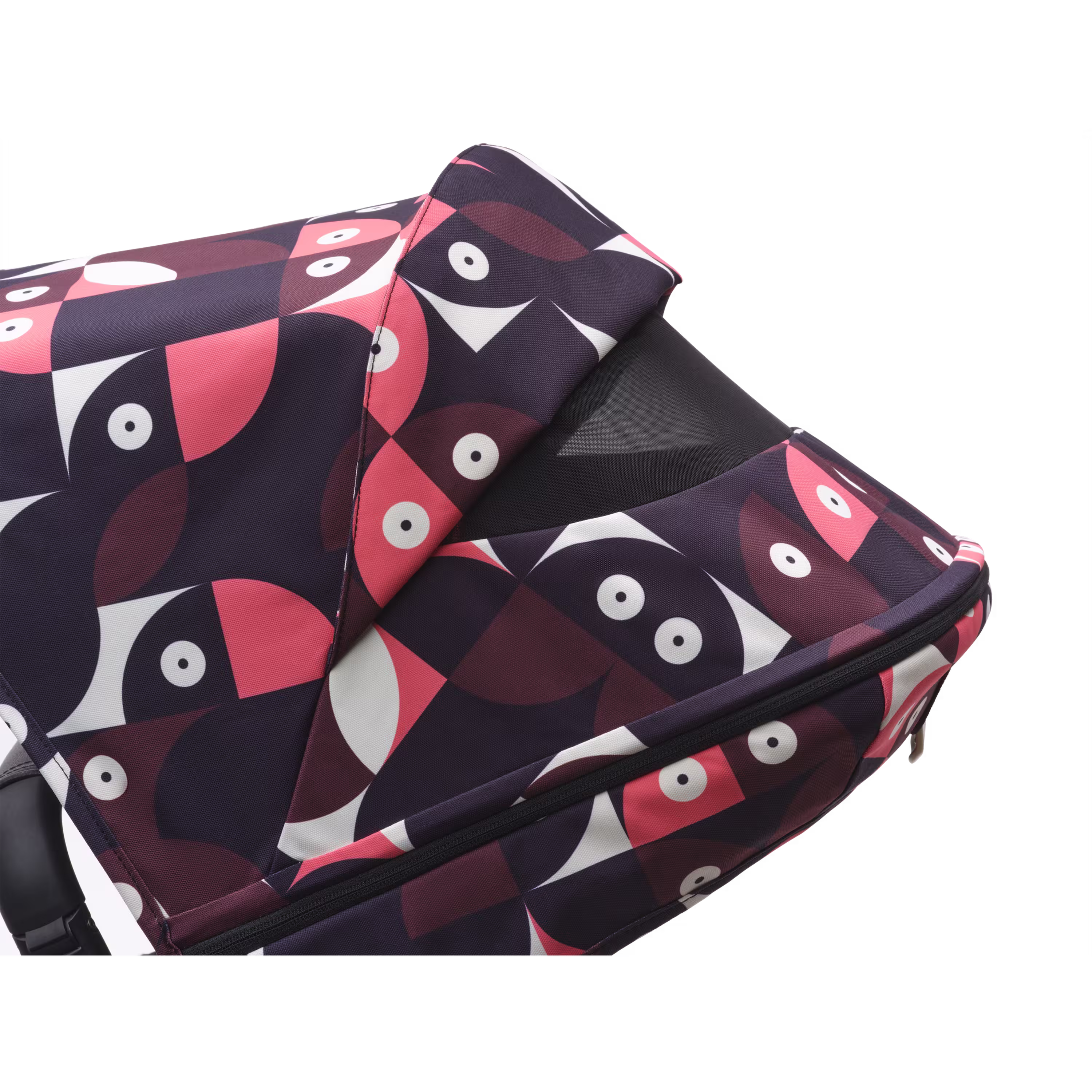 Refurbished Bugaboo Donkey 5 sun canopy Animal Explorer PINK/ RED - Main Modal Image Slide 3 of 3