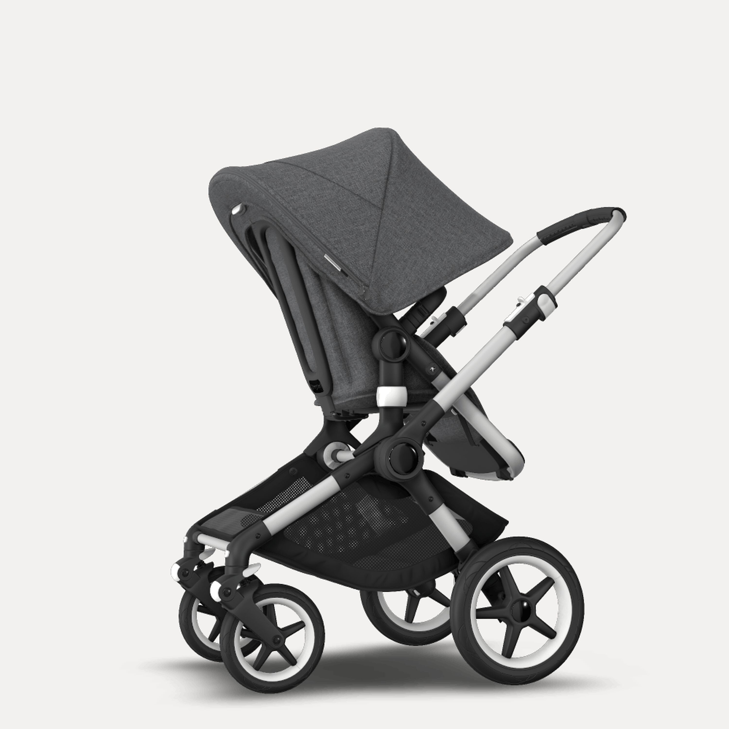 Refurbished Bugaboo Fox2 complete ALU/GREY MELANGE-GREY MELANGE - Main Modal Image Slide 7 of 10
