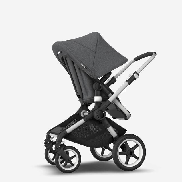 Refurbished Bugaboo Fox2 complete ALU/GREY MELANGE-GREY MELANGE - Main Image Slide 7 of 10