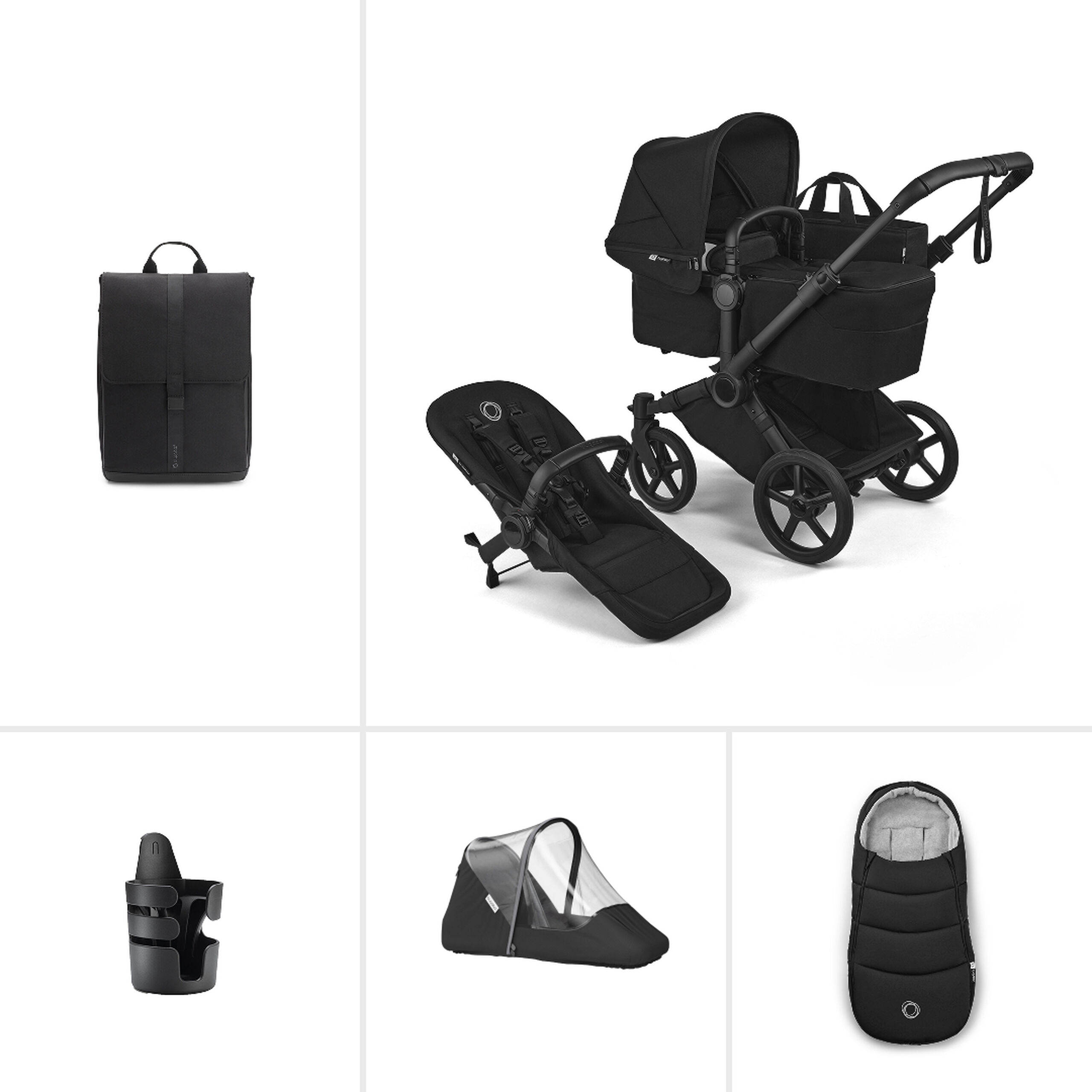 Bugaboo Donkey 6 Single Essential stroller bundle - Thumbnail Slide 1 of 6