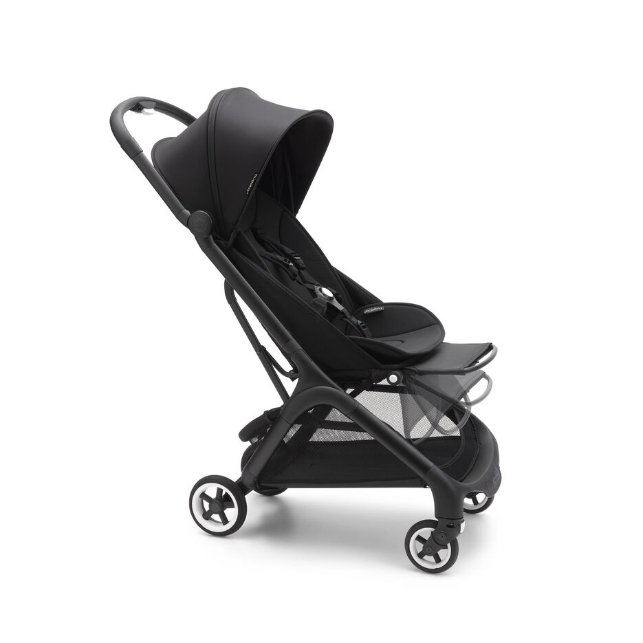 Bugaboo Butterfly seat pram Midnight black sun canopy, midnight black