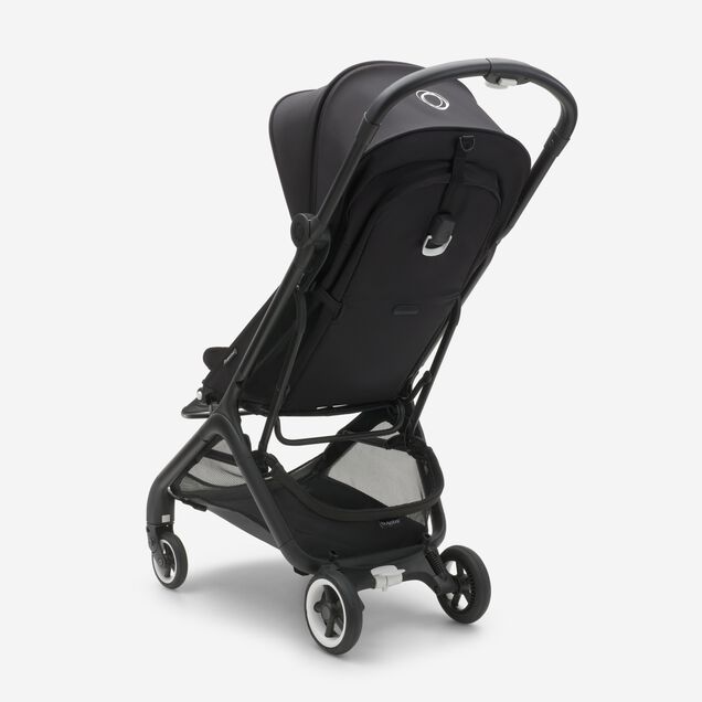 Bugaboo Butterfly travel stroller black base, midnight black fabrics, midnight black sun canopy - Main Image Slide 4 of 14